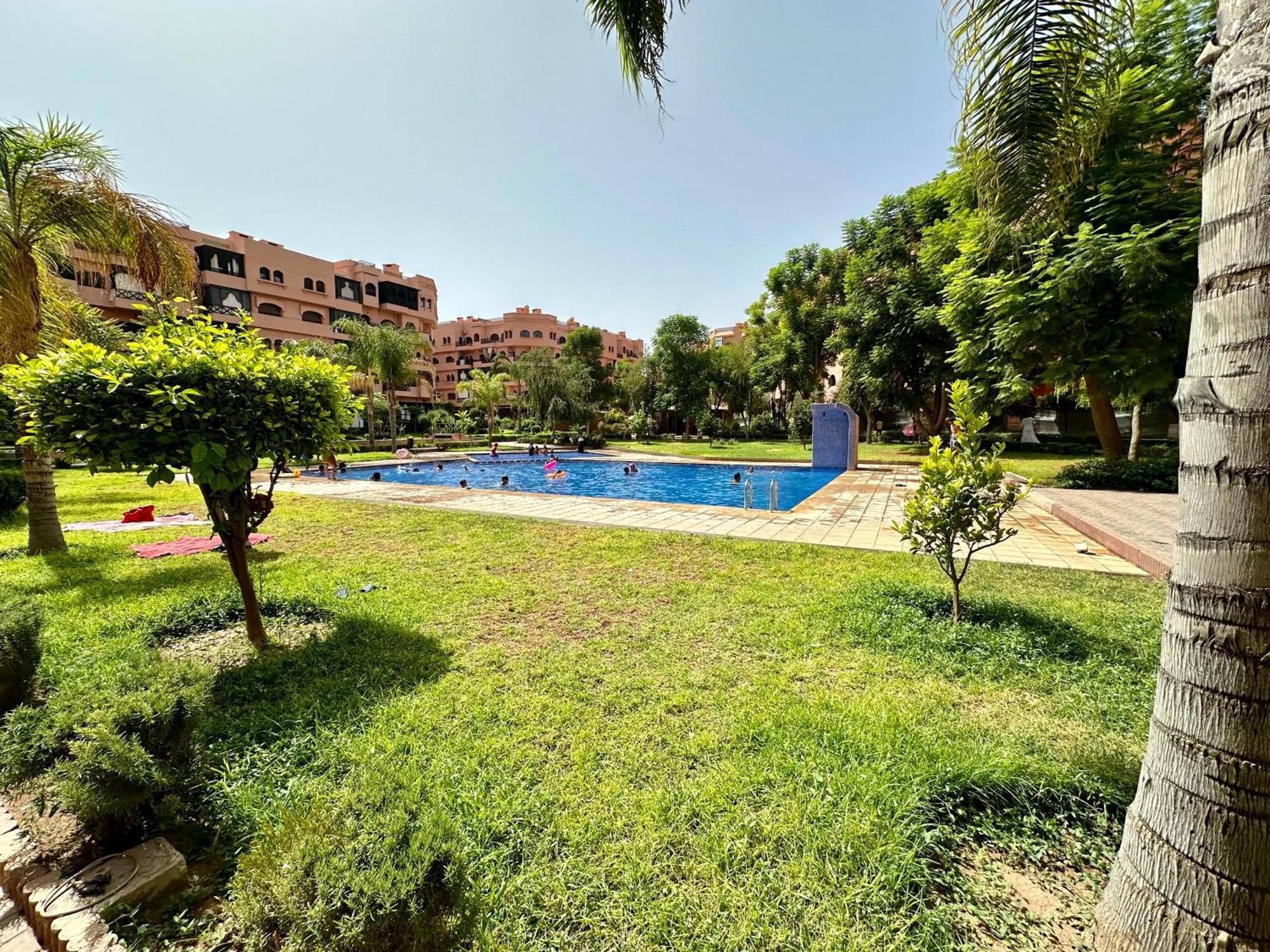 Oasis De Detente Avec Terrasse Et Vue Sur Piscine Marakeş Dış mekan fotoğraf