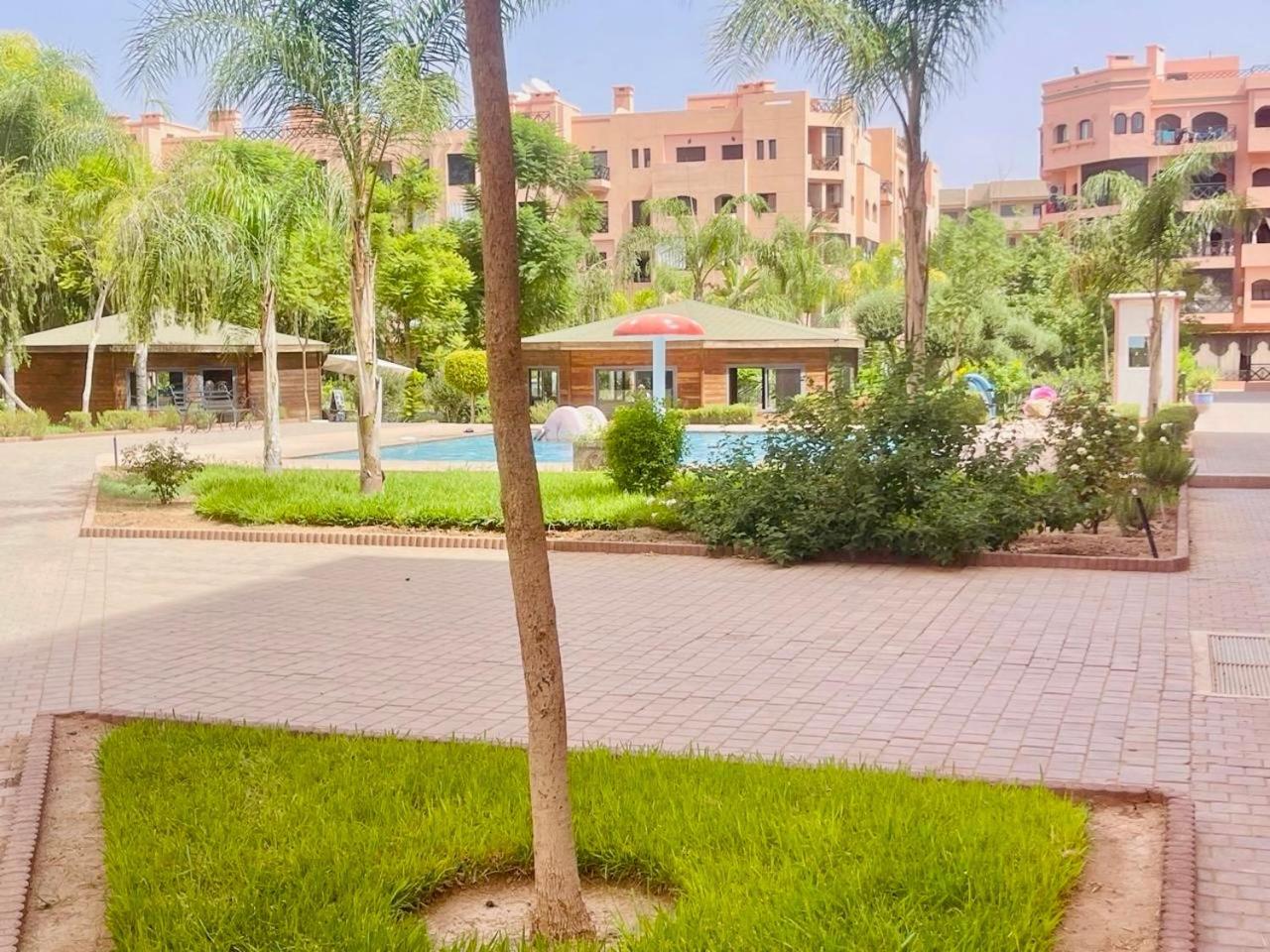 Oasis De Detente Avec Terrasse Et Vue Sur Piscine Marakeş Dış mekan fotoğraf